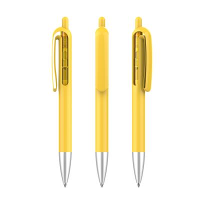 China Pen Wholesale Gift Promotional Best Selling 1.0mm Tube Plastic Ball Pen for sale