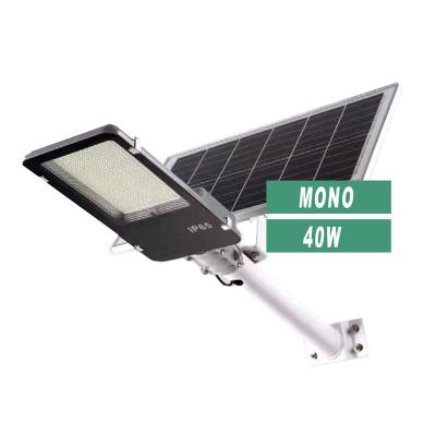 China High Quality 40W Outdoor Garden Lighting Die Casting Aluminum Split Solar Panel Street Light for sale