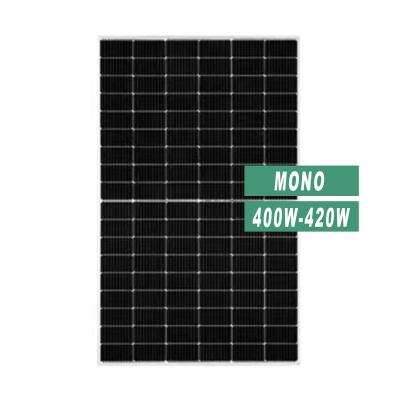 China Home Generation Factory Price Solar Panel 400W-420W Monocrystalline Solar Panel Made In China for sale