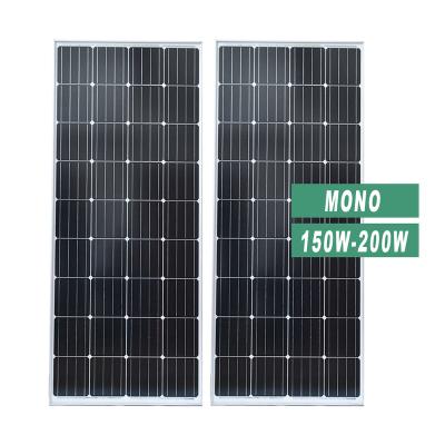 China Home Popular Sun Solar Photovoltaic Power Modules Market Mono Generation Solar Panel 150W-200W Solar Panel Price for sale