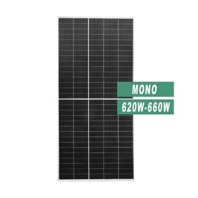 China Fast Shipping MONO Crystalline Photovoltaic Panels Silicon Home Cheap Fast Shipping 620W-660W 132pcs Solar Generation Price for sale