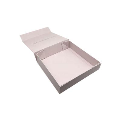 China Biodegradable Custom Flat Fold Foldable Pink Magnetic Folding Birthday Paper Packaging Gift Box for sale