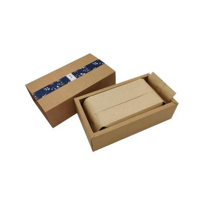 China Recyclable Hot Sales Brown Kraft Paper Pillow Cardboard Box For Food Tea Coffee Storage for sale