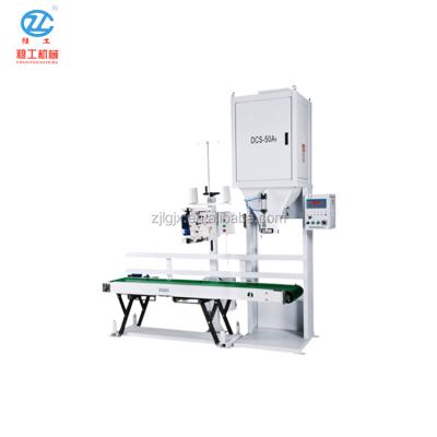 China LG-DCS-50A series rice bagging machine 5kg rice packing machine chemical scale machine for packing and weighting rice for sale