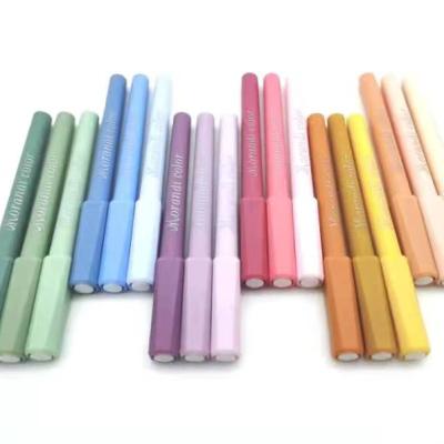 China New Design Custom Private Label Highlighter Bars Highlighter Pens Valve-action Pastel Color Marker Pen for sale