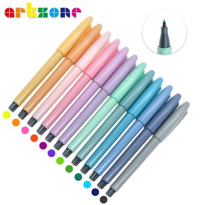 China 12 Pcs Normal/Set High Quality Japanese Style Gel Pen Pack 0.5mm Coating Dot Tip Gel Ink Fine Pen For School Office for sale