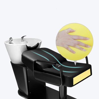 China Modern factory price barber shop massage shampoo bowl sink and massage chair cheap shampoo chair for sale