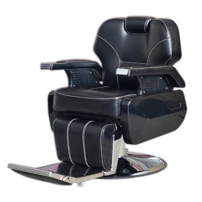 China Modern High Quality Custom Adjustable Salon Furniture Retro Black Barber Chair Lift Barber Chair for sale