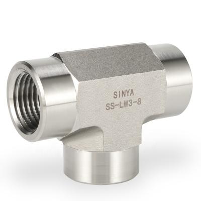 China 316 S.S Suppliers Stainless Steel Tube Fittings Forged High Pressure Pipe Fittings 1/4