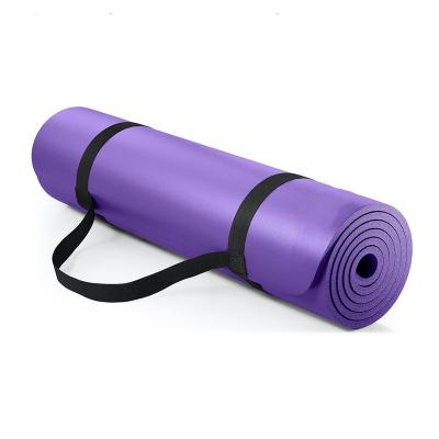 China Premium Home Exercise Fitness Mat Non Slip Easy Clean Yoga Workout Mats With Carrier Sling For Indoor Outdoor Waterproof Washable Anti-Slip GYM for sale