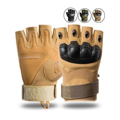 China Military Durable Fingerless Tactical Gloves Fist Outdoor Sports Protective Breathable Lightweight Gloves For Shooting for sale