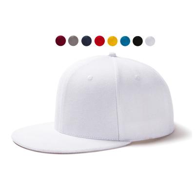 China COMMON 58cm 6 Panel Adjustable Snapback Hat Customized Hat Bill Brim Dad Hats Flat Logo Unisex Hip Hop Embroidery Baseball for sale