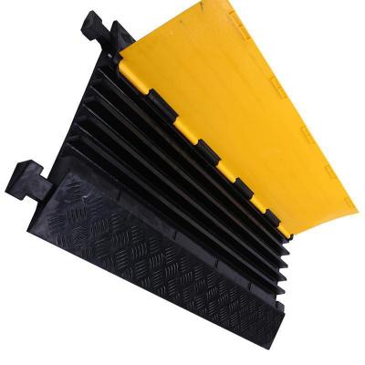 China Cable Protecion Rubber PVC Cable Protection Groove, Ground Crimp Plate, Indoor And Outdoor Cover Trunking for sale