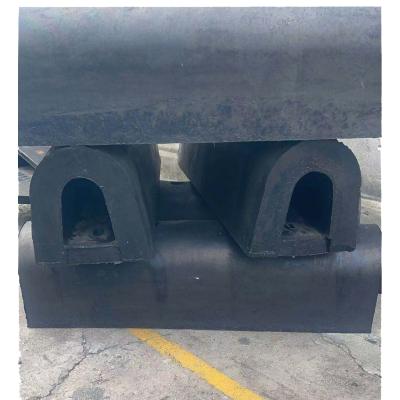 China Special Type D500*500*1000 Series Dock Port Dock Boat Natural Rubber D Hole 3*2 Thickened Rubber Strip Anti-collision Rubber Fender for sale