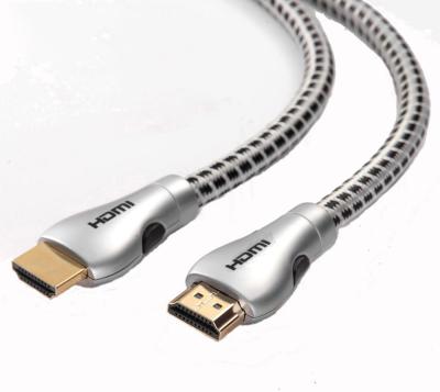 China Graceful zinc alloy speaker hdmi cable 8k 2.0 3d 4k 60hz 3m usb hdmi cable for android phone for sale