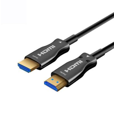 China Speaker 30m HDMI Fiber Optic AOC Cable Gold Plated 18Gpbs 4K UHD Hdmi Fiber Cable for sale