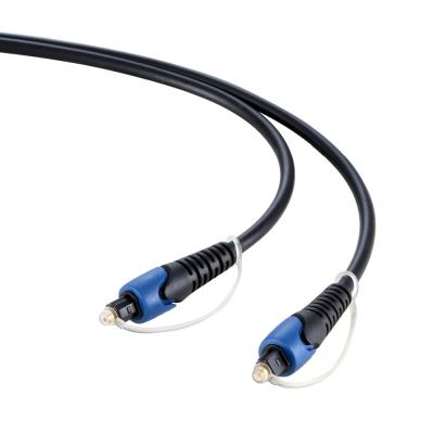 China Thin Blue 6 Core Speaker Fiber Optic Cable 6 Feet Casting Toslink Optical Audio Cable for sale