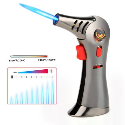 China Hawk ZINC ALLOY Wholesale Mouth Wholesale ABS+ Manufacturers Blue Flame Spray Gun Cigar Cigar Windproof High Temperature Lighter for sale