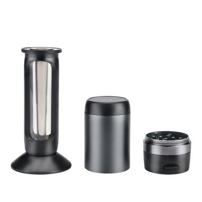 China 2022 Transitional Electric Wholesale Tobacco Grinder Cylindrical Cigarette Filler Filling Automatic Herb Grinder for sale