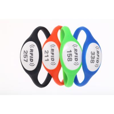 China Wholesale Waterproof/Waterproof Wristband 13.56mh Waterproof Custom Nfc Silicone Rfid Wristband For Access Control for sale