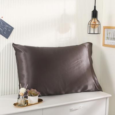 China Anti-Static Custom Pure Color Mulberry Silk Pillow Case Set Good For Hair And Skin for sale