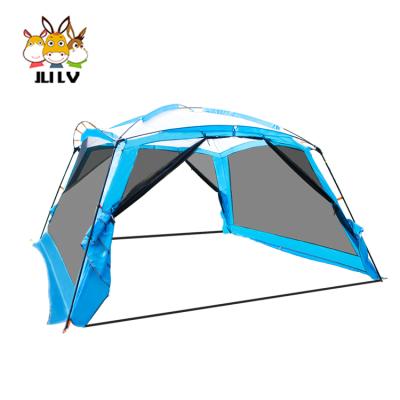 China Outdoor 6 8 Large 10 Person Tent Canopy Sun Shelter Family Camping Roof Top Tent For Party Club 11.7ft x 11.7ft for sale