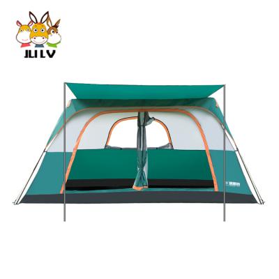 China Outdoor Entertainment 6 8 Big Space 10 Person Noise Family Camping Tent For Party 13' x 9' Ft for sale