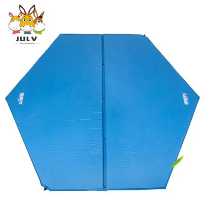 China Outdoor Entertainment 4-6 Person Lightweight Baby Kids Family Children Play Outdoor Hexagonal Pergola Mat Inflatable Cushion for sale