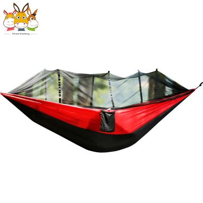 China 2019 Durable Hammock Two Person Cheap Outdoor Game Portable Mosquito Net Hammock for sale