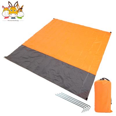 China Waterproof 200*200cm Outdoor Folding Sand Proof Picnic Beach Blanket High Quality Waterproof Extra Large for sale