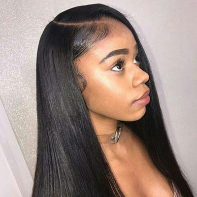 China Cheap Super Thin Straight 13x4 13x6 HD Lace Front Wig Virgin Cuticle Aligned Hair Wig / Curly For Black Women for sale