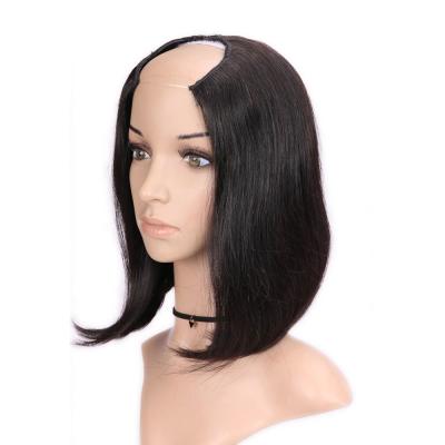 China 100% Natural Silky Straight Wave U Part Brazilian Hair Wigs Wholesale Cheap 10A 150% Density Brazilian Virgin Hair for sale