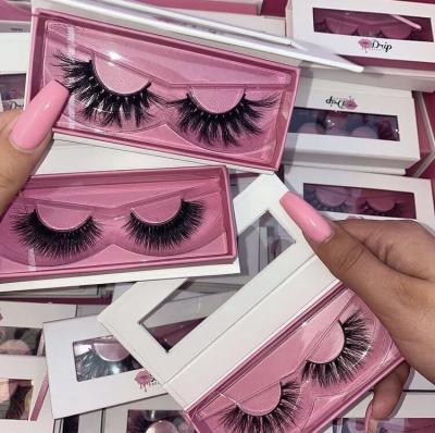 China Custom Thick Mink Lashes Long Lashes Vendor Logo Eyelash Extension Products Clear Strip Lashes Clear Strip for sale