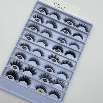 China Wholesale Thick Customize False 3D Mink Eyelashes Synthetic Fiber Lash Box 3D Eyelash Cruelty Free Factory for sale