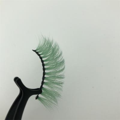 China Factory Price 20mm Wholesale High Quality Thick Color 9d Fake Mink Lashes With Free Box for sale