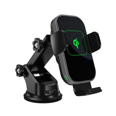 China Phone Charging 2021 New Product Magnetic Wireless Fast Car Mount Charger Phone Holder for sale