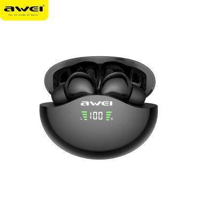 China In-Ear AWEI Quality Super Bass Dual Driver EarbudsT12 TWS Bluetooth Earphone New for sale