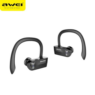 China Waterproof CSR chip import low sound noise canceling TWS awei T2 earbuds bluetooth blue yellow red black for sale