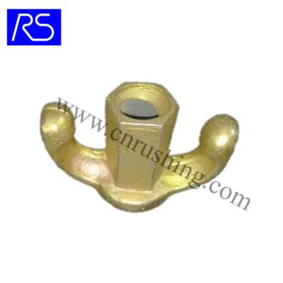 China As Required Drop Forged Formwork Two Laws Rivet Nuts Wing Nuts Wing Nuts To Match With Tie Rods D15 D17 for sale