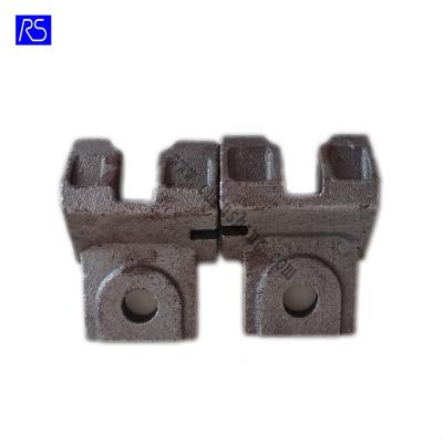 China AS REQUIRED Ringlock Scaffolding Accessories Casting Steel Brace Ends Diagonal Ends for sale