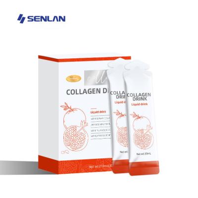 China 1~2 Bags Daily OEM/ODM Private Label Skin Whitening Collagen Beauty Anti Aging Liquid Skin Bleaching Functional Drink for sale