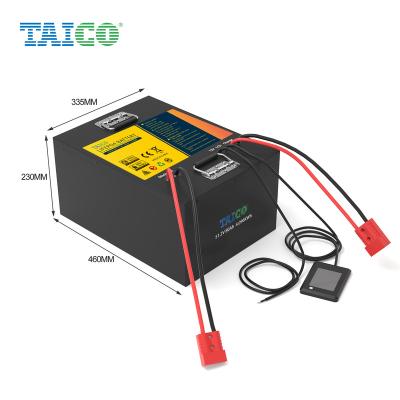 China Solar Power Storage Systems IP56 Waterproof 16S1P 48V 60Ah Golf Cart Battery Pack 80Ah LiFePO4 Battery 48v Lithium Ion Battery for sale