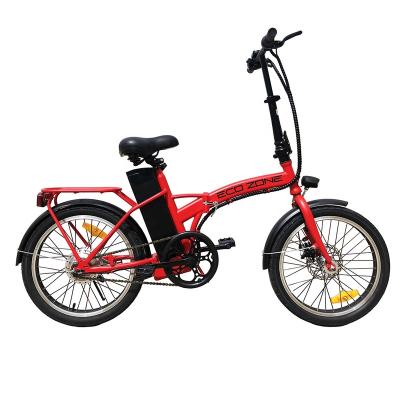 China Latest 20 Inch Steel Fat Tire Folding Ebikes No Gears eBike for sale