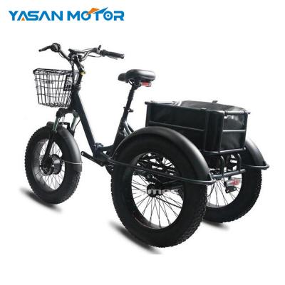 China Hideen Battery Electric Bike 250W BAFANG 36V 10.4Ah Electric Tire Cargo Tricycle Wholesale For Shipping for sale