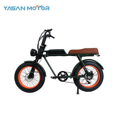 China 2022 New Model 48v Fashional Fat Tire Hottest Steel Dual Seat E Bike High Carbon Electric Bike 2 Seats for sale