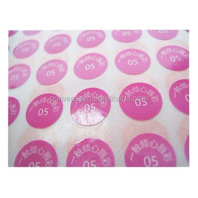 China Waterproof Custom Printing Private Lipstick And Lip Gloss Labels for sale