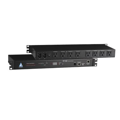 China Hot Selling Promotional Intelligent Switch Rack Power Distribution Unit Switched PDU NP-08U for sale