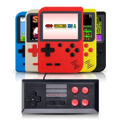 China Game Playing New YLW 8 Bits Retro YLW Mmini TV Game Console Handheld Player Build 400 Games Support 2 Players for sale