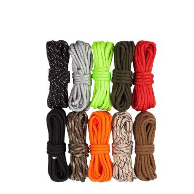 China Paracord 550 Nylon Rope 4mm Skein Eco - Friendly Survival Paracord Racing 7 Inner Cores Paracord 550lbs Parachute Cord for sale