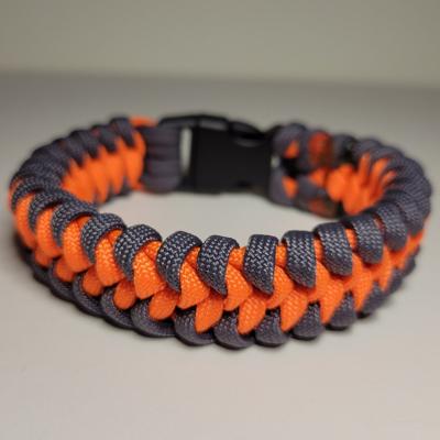 China Fashionable camping outdoor colorful bracelet customized handmade colorful woven bracelets women paracord bracelet hot sale for sale